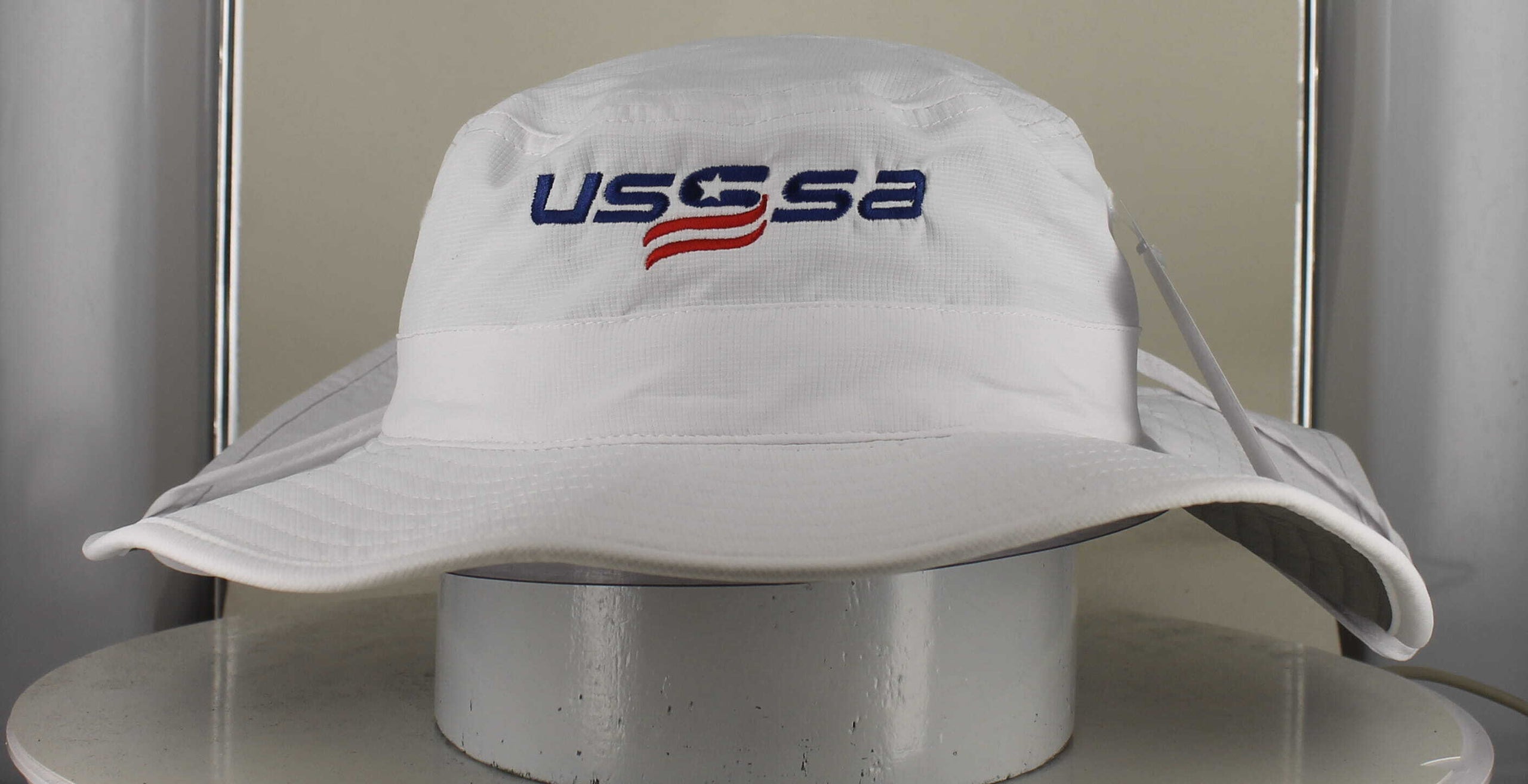 USSSA CAP AMERICA BUCKET HAT WHITE Space Coast Complex Pro Shop